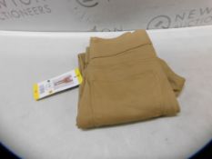 1 BRAND NEW ANDREW MARC WOMEN'S PULL ON PANTS IN BEIGE SIZE 10 RRP Â£24.99