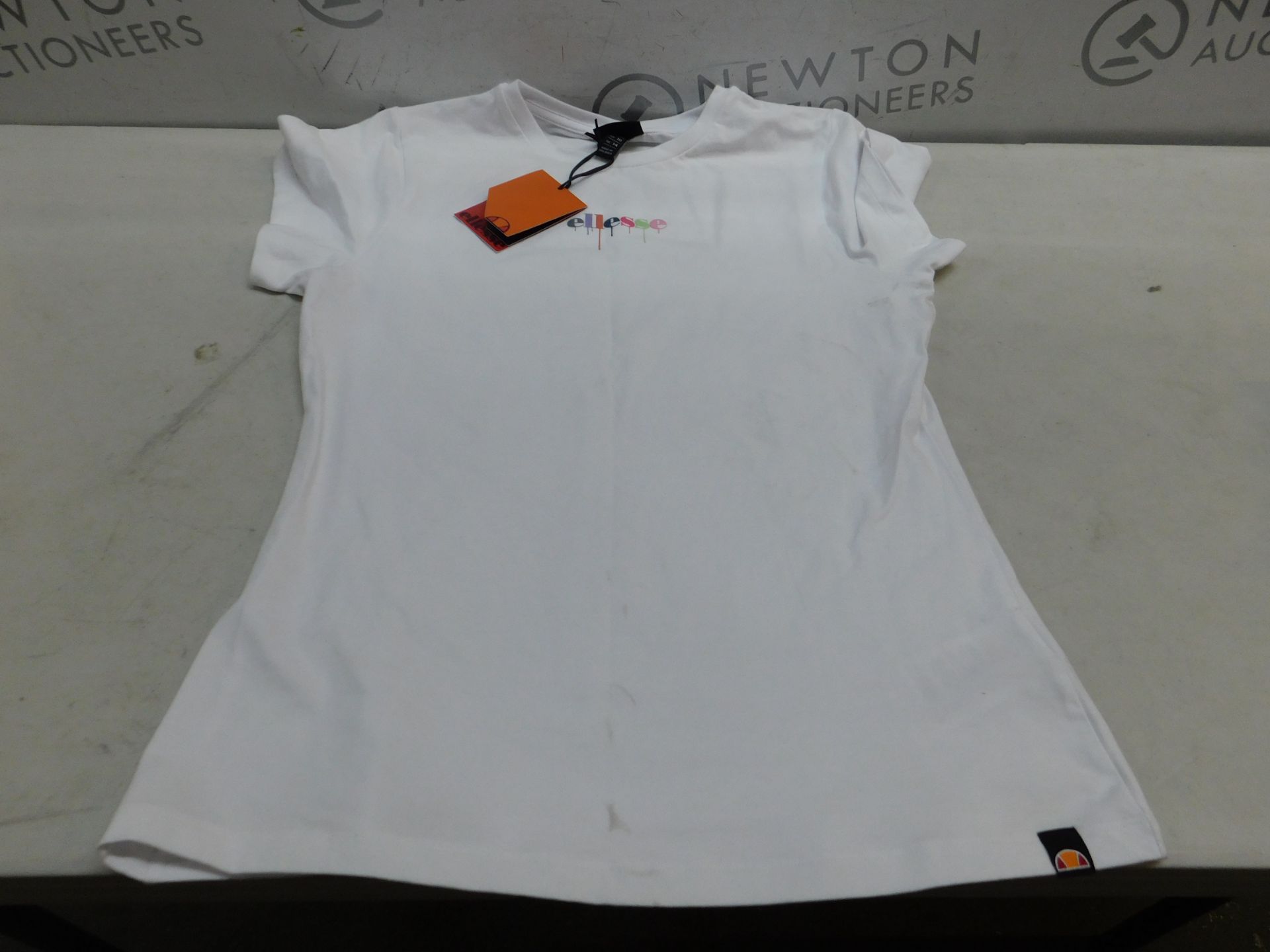 1 BRAND NEW ELLE WHITE T-SHIRT SIZE 14 RRP Â£19