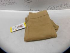 1 BRAND NEW ANDREW MARC WOMEN'S PULL ON PANTS IN BEIGE SIZE 10 RRP Â£24.99