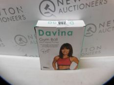 1 BRAND NEW BOXED DAVINA GYM BALL RRP Â£19