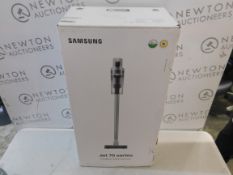 1 BOXED SAMSUNG JET 70 TURBO 21.6V VACUUM CLEANER WITH BATTERY AND CHARGER RRP Â£299