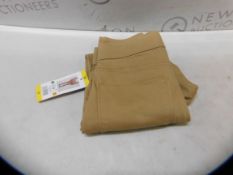 1 BRAND NEW ANDREW MARC WOMEN'S PULL ON PANTS IN BEIGE SIZE 10 RRP Â£24.99