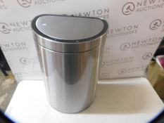 1 EKO SEMI-ROUND 47L STAINLESS STEEL MOTION SENSOR BIN RRP Â£69