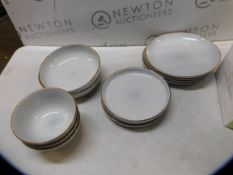 1 OVER & BACK STONEWARE DINNERWARE SET RRP Â£49