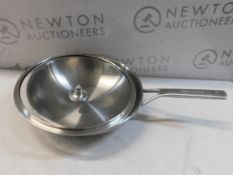 1 KITCHENAID MULTI-PLY STAINLESS STEEL 3PLY 28CM WOK WITH LID RRP Â£145