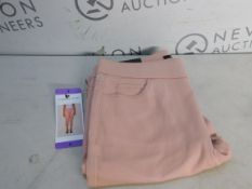 1 BRAND NEW ANDREW MARC WOMEN'S PULL ON PANTS IN PINK SIZE 8 RRP Â£24.99