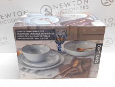 1 BOXED OVER & BACK STONEWARE DINNERWARE SET RRP Â£49.99