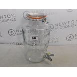 1 KILNER GLASS DRINKS DISPENSER 8L RRP Â£29