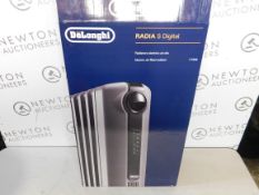 1 BOXED DE'LONGHI RADIA S OIL FILLED 1.5KW GREY RADIATOR RRP Â£99