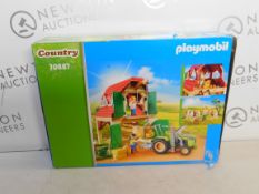 1 BOXED PLAYMOBIL 70887 COUNTRY FARM WITH SMALL ANIMALS RRP Â£39