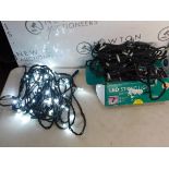 1 BOXED LIGHTS4YOU 66FT (20M) 120 LED ICE WHITE OUTDOOR STRING LIGHTS RRP Â£49