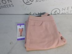 1 BRAND NEW ANDREW MARC WOMEN'S PULL ON PANTS IN PINK SIZE 8 RRP Â£24.99