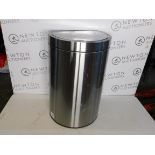 1 EKO SEMI-ROUND 47L STAINLESS STEEL MOTION SENSOR BIN RRP Â£69