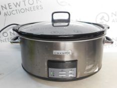 1 CROCK-POT SLOW COOKER - STAINLESS STEEL RRP Â£69