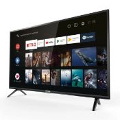 1 BOXED TCL 40ES568 40-INCH LED SMART ANDROID TV FULL HD WITH STAND AND REMOTE RRP Â£299 W(
