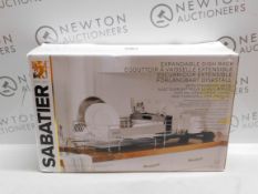 1 BOXED SABATIER EXPANDABLE DISH RACK RRP Â£44.99