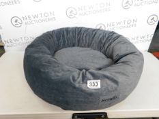 1 SCRUFFS LARGE PET BED IN GRAY RRP Â£49