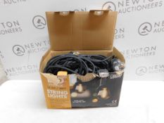 1 BOXED FEIT 48FT (14.6M) HEAVY DUTY VINTAGE LED WATERPROOF STRING LIGHTS RRP Â£89