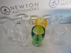 1 SET OF PLASTIC GLASSES RRP Â£14.99