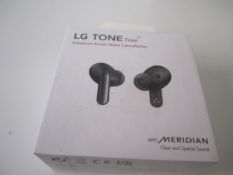 1 BOXED LG TONE FREE EARPHONES WITH MERIDIAN TECHNOLOGY MODEL UFP5 RRP Â£119.99