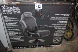 1 BOXED X-ROCKER RAINSTORM WIRELESS RGB GAMING CHAIR RRP Â£299