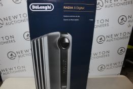 1 BOXED DE'LONGHI RADIA S OIL FILLED 1.5KW GREY RADIATOR RRP Â£99