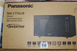 1 BOXED PANASONIC NN-CT56JB SLIMLINE COMBINATION MICROWAVE OVEN BLACK RRP Â£199