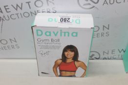 1 BRAND NEW BOXED DAVINA GYM BALL RRP Â£19