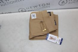 1 BRAND NEW ANDREW MARC WOMEN'S PULL ON PANTS IN BEIGE SIZE 14 RRP Â£24.99