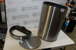 1 EKO SEMI-ROUND 47L STAINLESS STEEL MOTION SENSOR BIN RRP Â£69