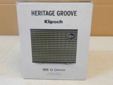 1 BOXED KLIPSCH HERITAGE GROOVE PORTABLE BLUETOOTH SPEAKER RRP Â£149.99