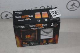 1 BOXED LUMINUS LED FLAME EFFECT BULB 2 PK RRP Â£19