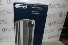 1 BOXED DE'LONGHI RADIA S OIL FILLED 1.5KW GREY RADIATOR RRP Â£99