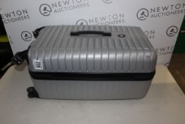 1 DELSEY 2 PIECE HARDSIDE LUGGAGE SET IN SILVER RRP Â£149