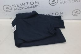1 MENS BC CLOTHING JUMPER IN NAVY SIZE M RRP Â£22.99