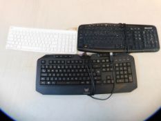 3 DIFFERENT TYPES OF KEYBOARDS RRP Â£99