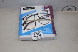 1 FOSTER GRANT DESIGN OPTICS REDING GLASSES STRENGTH +1.50 RRP Â£39.99