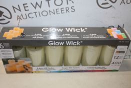 1 BOXED GERSON GLOW WICK COLOUR CHANGING CANDLES RRP Â£34.99