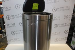 1 EKO SEMI-ROUND 47L STAINLESS STEEL MOTION SENSOR BIN RRP Â£69