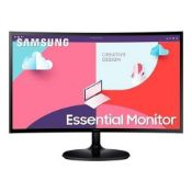 1 SAMSUNG 24" S24C360 FHD CURVED MONITOR WITH FREESYNC RRP Â£149 (WORKING, NO PWOER ADAPTER)