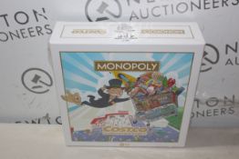 1 BRAND ENW BOXED MONOPOLY: COSTCO WHOLESALE EDITION FOLDABLE BOARD GAME (8+ YEARS) RRP Â£49