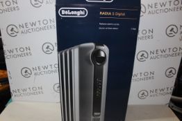 1 BOXED DE'LONGHI RADIA S OIL FILLED 1.5KW GREY RADIATOR RRP Â£99