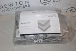 1 PACKED SANDERSON 300 THREAD COUNT COTTON DEEP FITTED SHEET 2 PACK, SIZE DOUBLE RRP Â£29