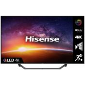 1 HISENSE 58 INCH 58A7GQTUK SMART 4K UHD HDR QLED FREEVIEW TV WITH REMOTE AND STAND RRP Â£399 (