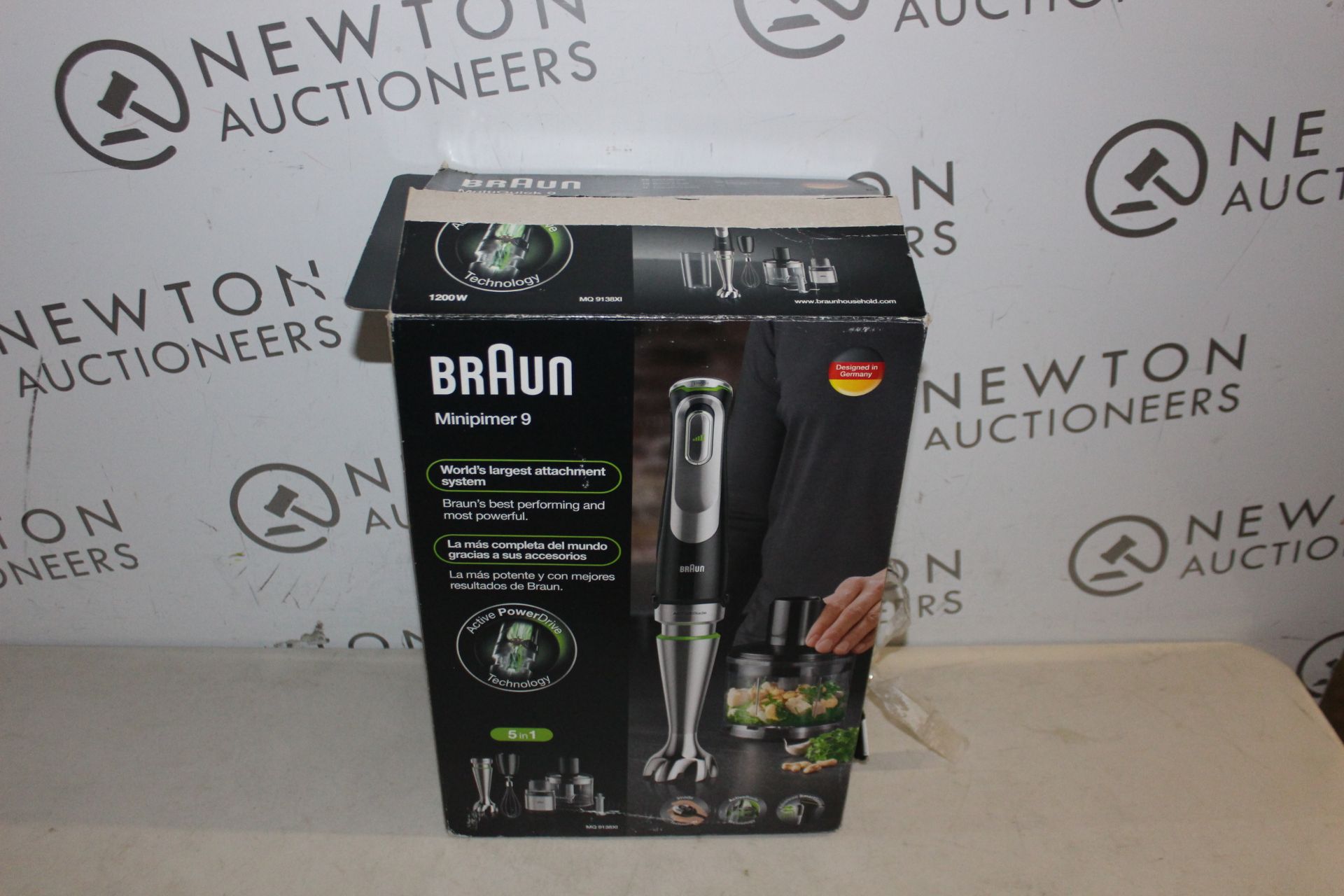 1(WORKING)BOXED BRAUN MULTI QUICK HAND BLENDER, MQ9138XI RRP Â£99 (GREAT CONDITION)