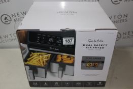 1 (WORKING)BOXED SUR LA TABLE DUAL BASKET AIR FRYER, 7.6L RRP Â£129 (GREAT CONDITION)