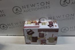 1 BOXED THE OLD POTTERY COMPANY STONEWARE MUGS RRP Â£24.99