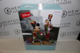 1 BOXED DISNEY 15.1 INCH (38.5CM) CHRISTMAS MICKEY & GOOFY RRP Â£29