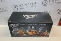 1 BOXED AMERICANA MASON CRAFT & MORE GLASS FOOD JARS RRP Â£12.99