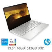 1 BOXED HP ENVY, INTEL CORE I5, 16GB RAM, 512GB SSD, 13.3 INCH LAPTOP, 13-BA1011NA WITH CHARGER